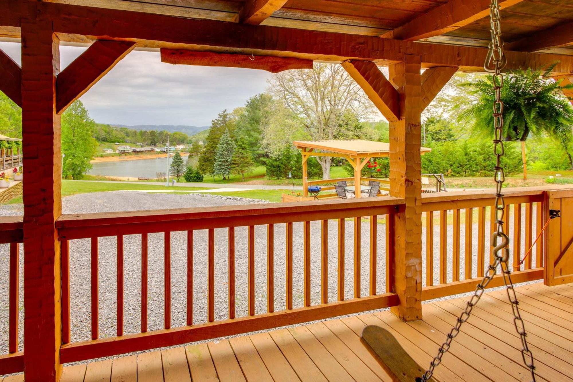 Rivers View - Cherokee Lake Cabin With Fire Pit! Bean Station Esterno foto