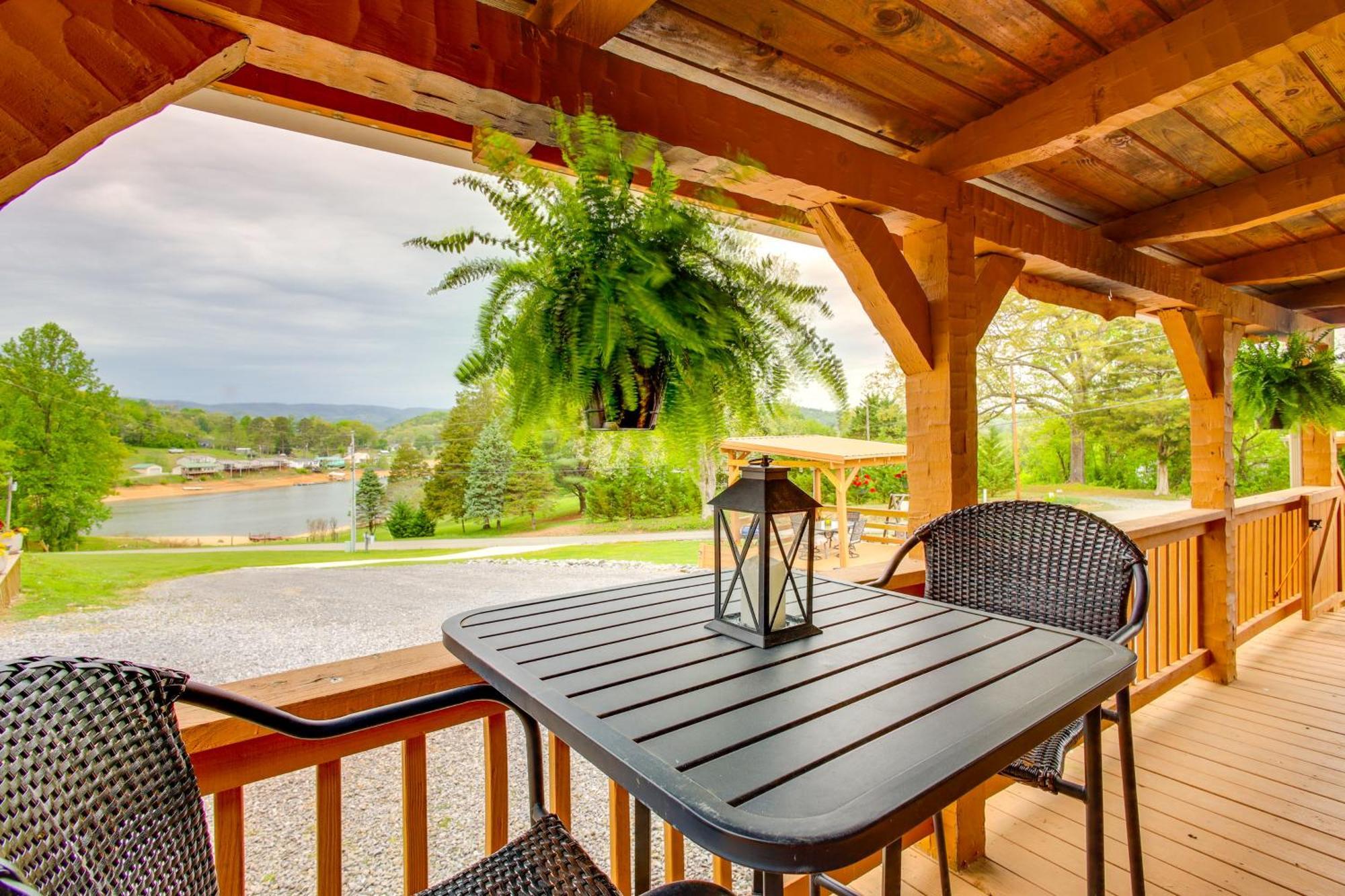Rivers View - Cherokee Lake Cabin With Fire Pit! Bean Station Esterno foto